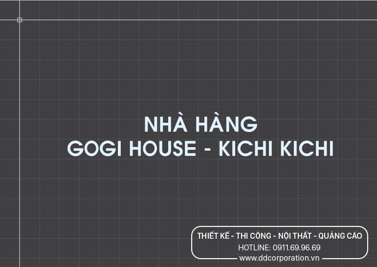 Dự án Thiết kế: Cụm nhà hàng Gogi House - Kichi Kichi - Crystal Jade Bình Dương